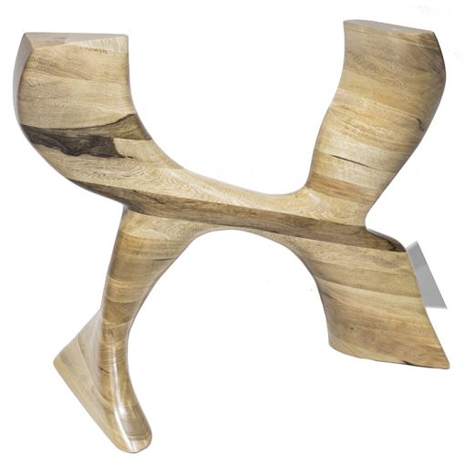 hebrew letter aleph in wood