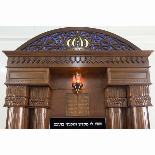 Breslav-Synagogue-Bet-Shemesh-wood-carving-glass-hand-carved