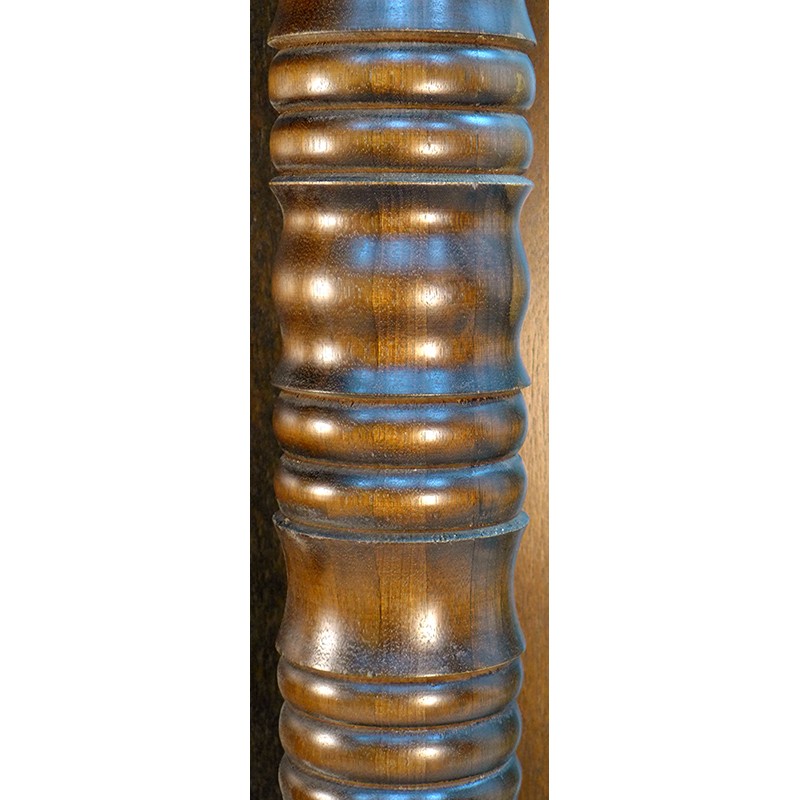 aron kodesh with columns on lathe