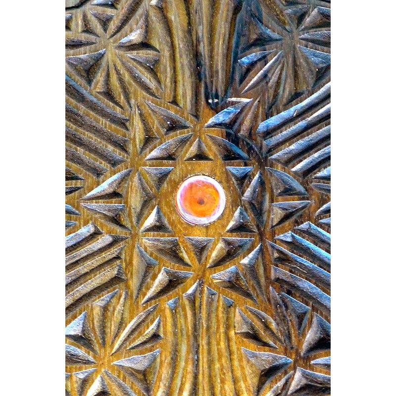 aron kodesh with bookshelves detail carving and inlay