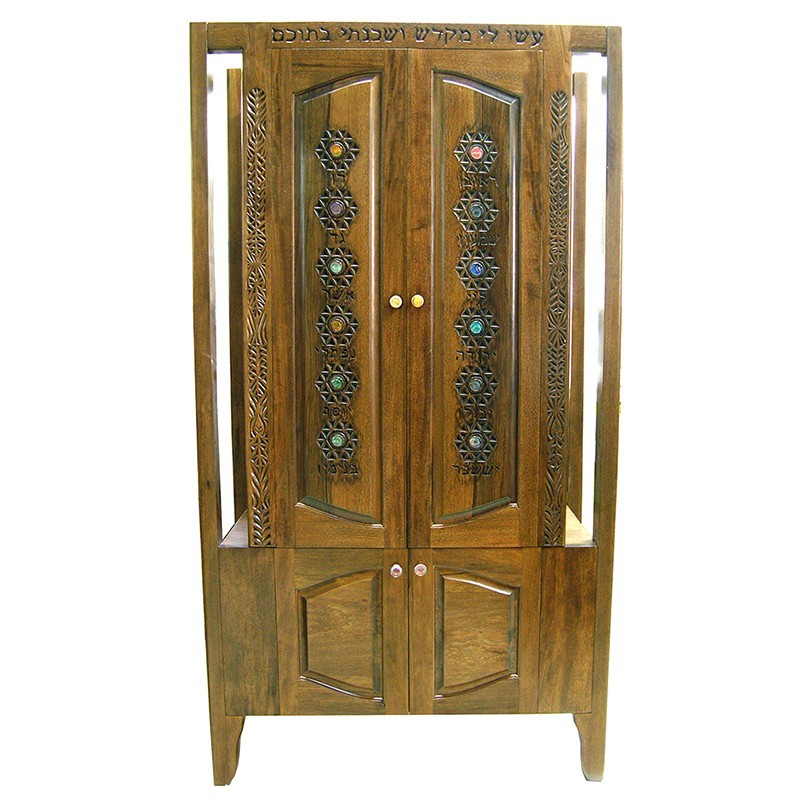 Hanging Mishkan Aron Kodesh with carving and inays