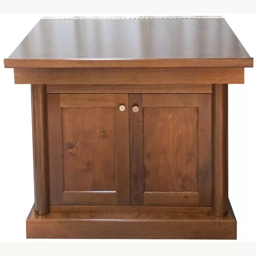 Mahogany torah table with classical bimah