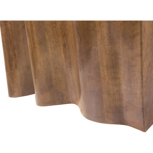 Curtain carved from solid wood