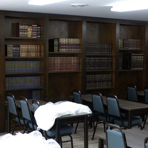 library bookshelves for synagogue in toronto