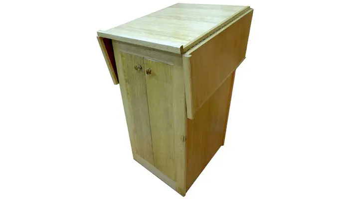 Folding carved reading lecturn
