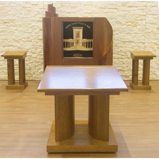 synagogue design and production by furniture makers in Israel for uptown chabad