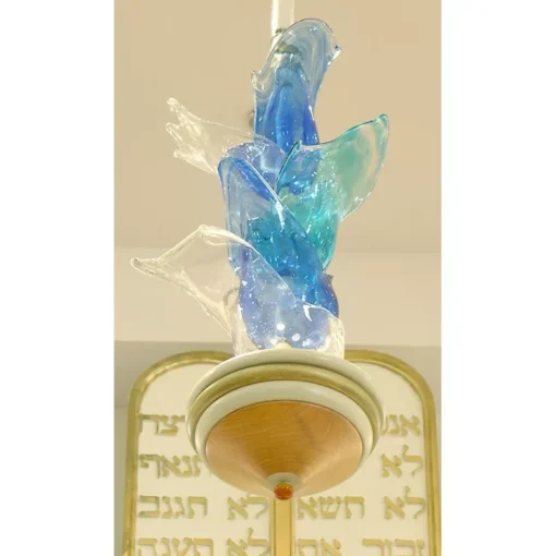 Bet Shemesh glass blown Ner Tamid