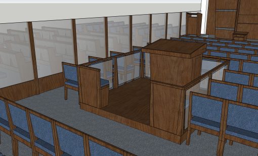 design for or torah wheelchair accessiblebimah stage