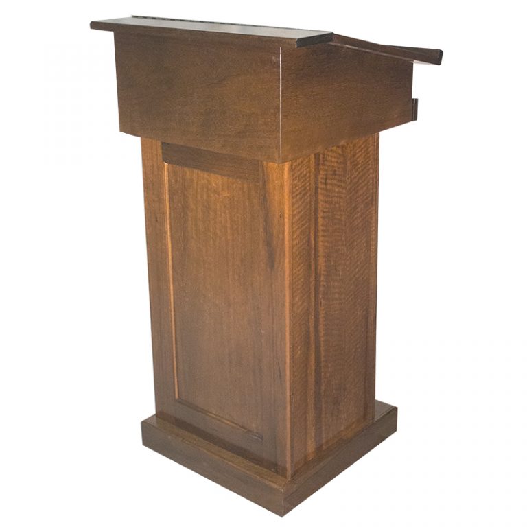 Wood Rabbi Podium Lectern – Bass Synagogue Furniture