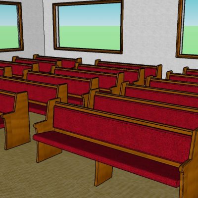 synagogue seating benches