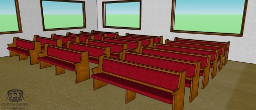 synagogue seating benches