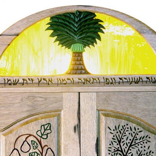 Seven Species Torah Ark eternal light ner tamid