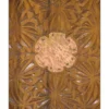 copper plate and hand carved wood shtender