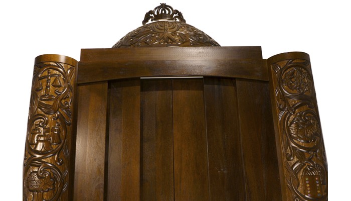 sliding doors solid wood ark with carving
