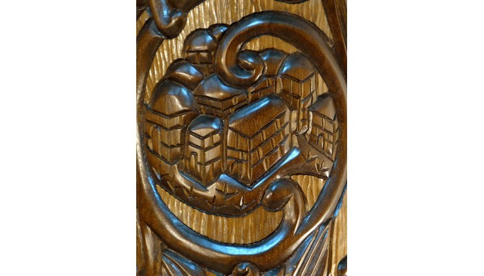 twelve tribes carving shimon