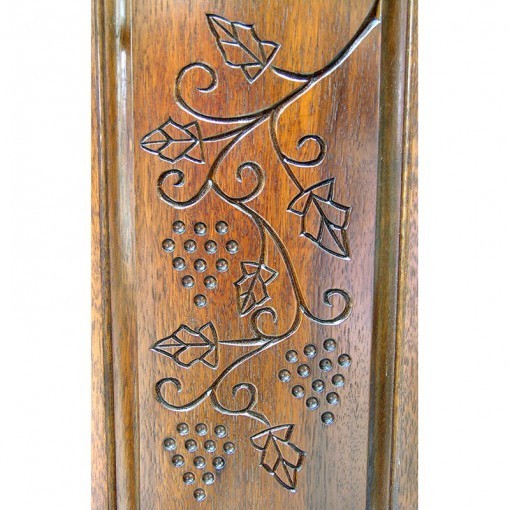 Or Zaruah Torah Ark with seven species wood carving of grapes