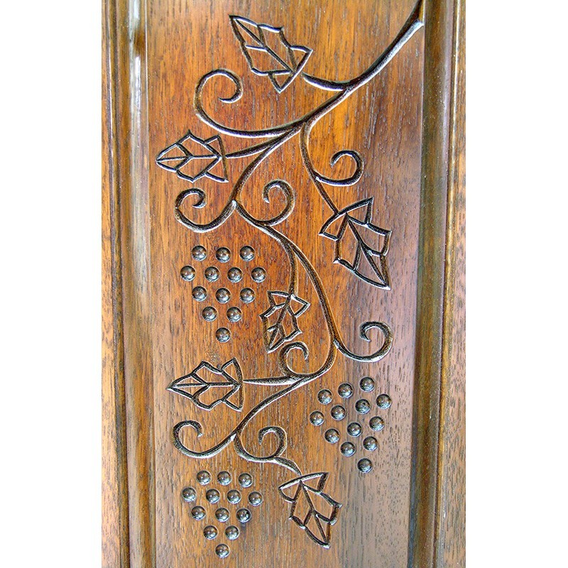 Or Zaruah Torah Ark with seven species wood carving of grapes