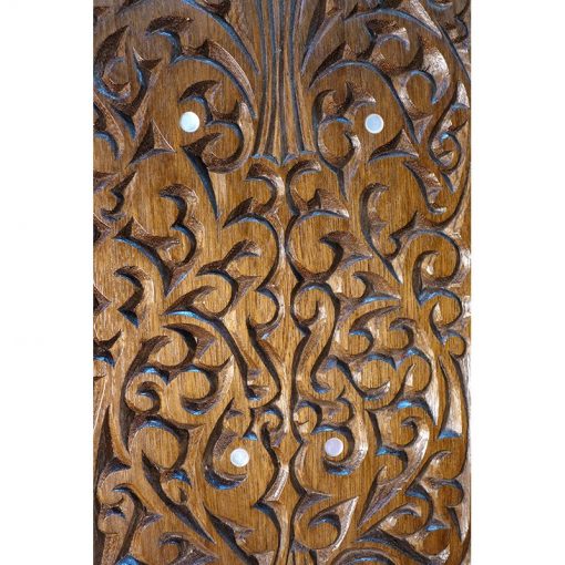carving detail of wood carved mishkan aron kodesh
