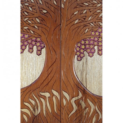 Jewish Oahu Torah Ark wood carving
