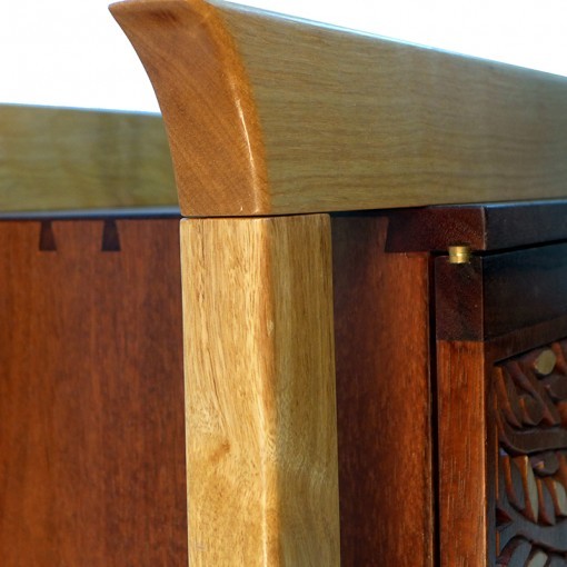 Jewish Oahu Torah Ark wood joinery
