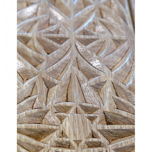 portable hanging aron kodesh for synagogue in Jerusalem carving detail