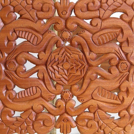 Mishkan Inspired torah ark with carving details