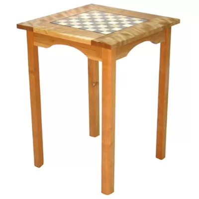 cherry wood chess table