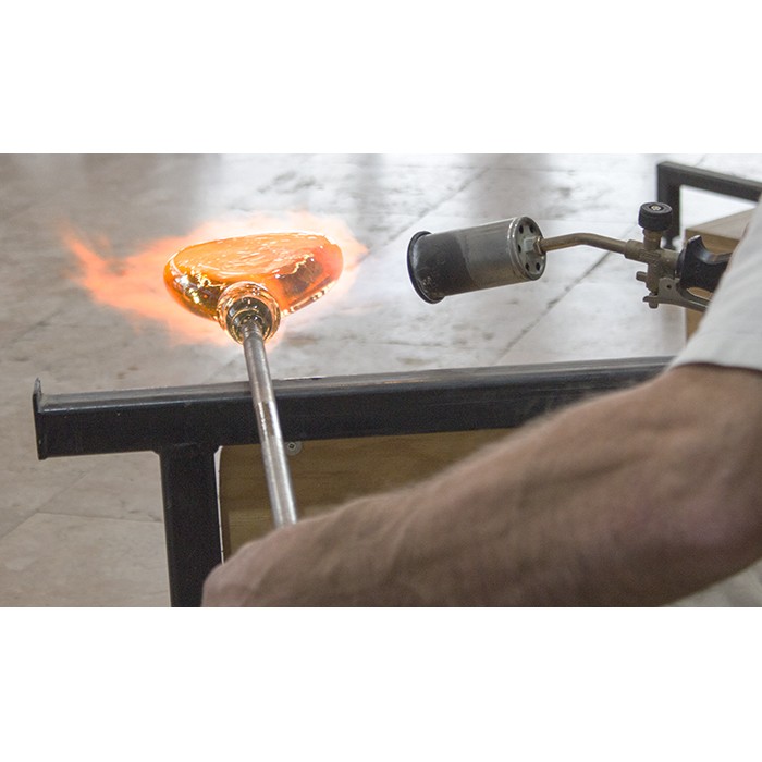 glass torch blowing glass