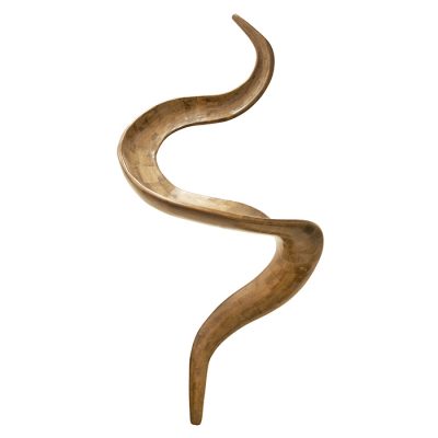 hebrew letter lamed wood sculpture