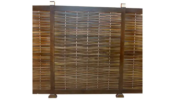 synagogue mechitza panel with weave