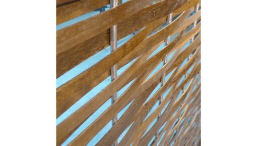 weave mechitza stainless steel and wood
