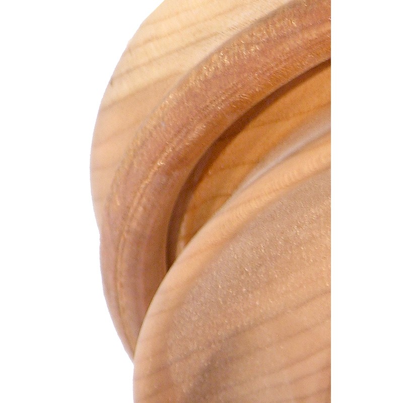 cherry wood detail of loose ring