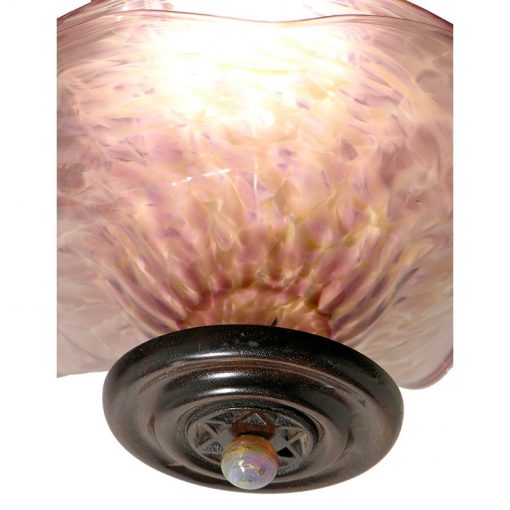 detail of purple nesting vessels ner tamid for large eternal light