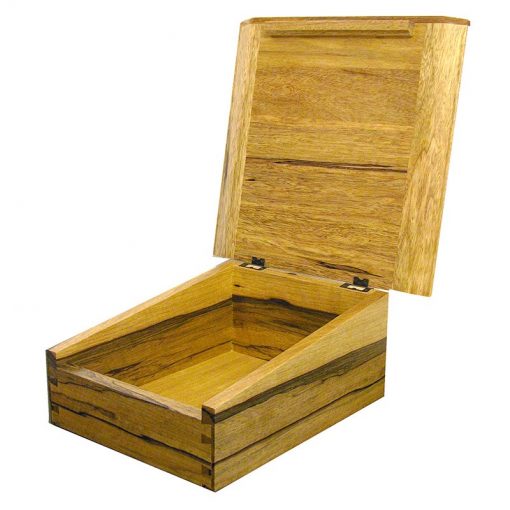 open box table top shtender from solid wood