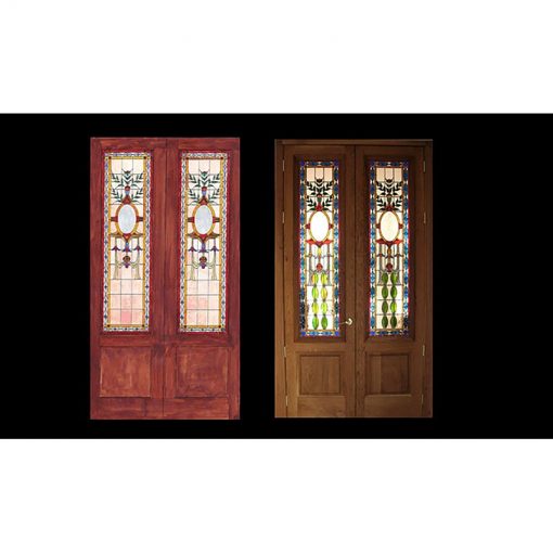 Stained glass doors for home in Israrel