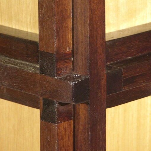 wood joinery in cross join