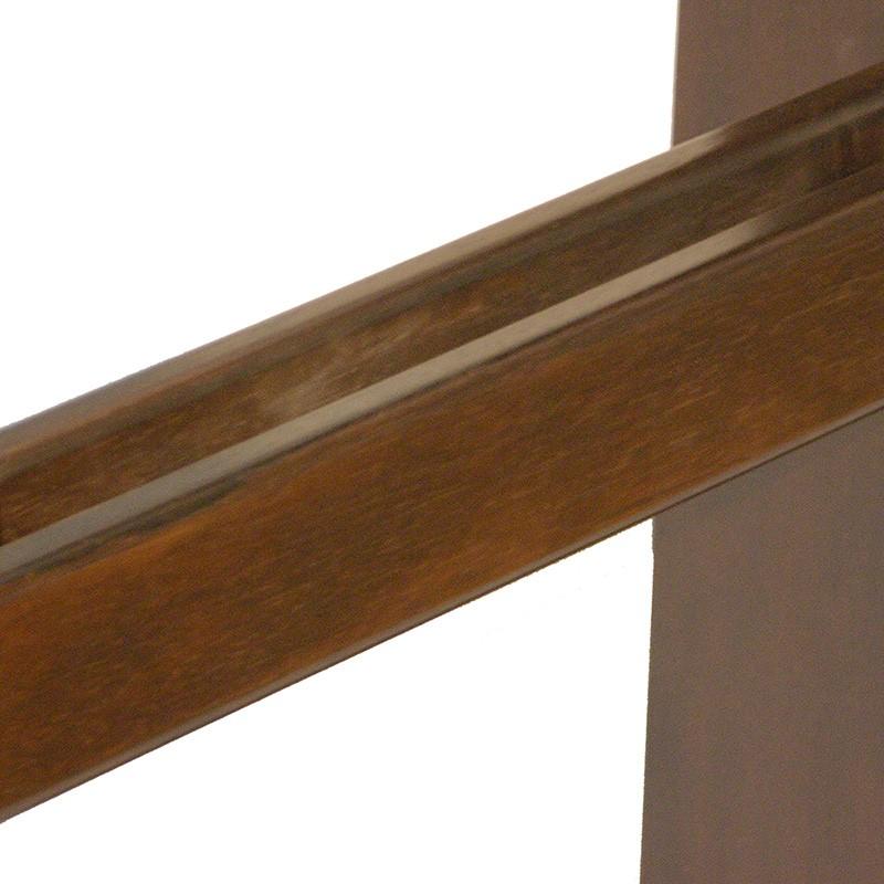 torah stand detail of rails that hold torah handles