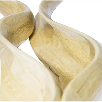 wood curves sculpture